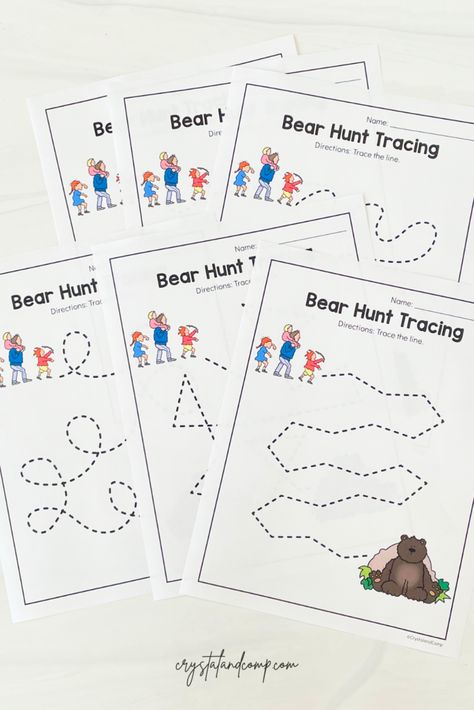 Bear Tracing Preschool, We Are Going On A Bear Hunt Activities Preschool, Going On A Bear Hunt Craft Preschool, A Visitor For Bear Activities, Going On A Bear Hunt Printables, Going On A Bear Hunt Preschool, Three Little Bears Craft Preschool, We’re Going On A Bear Hunt Birthday Party, Going On A Bear Hunt Craft