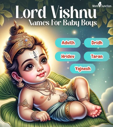 135 Most Popular Lord Vishnu Names For Baby Boys Latest Baby Boy Names Indian, Hindu Boy Names Unique Indian, H Names For Boys, Hindu Baby Boy Names Unique, Baby Boy Names Indian Unique, Baby Biy Names, Tamil Baby Boy Names, S Baby Boy Names, Name Of Baby Boy