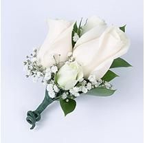 White Rose Wedding Collection - Corsage and Boutonniere Package (24 pc.) Boutonniere White Rose, White Rose Corsage, Boutonniere White, White Spray Roses, Double Rose, White Boutonniere, Bulk Wedding Flowers, White Roses Wedding, Rose Corsage