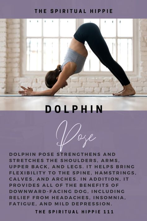 By practicing dolphin pose, you'll strengthen your shoulder and pectoral muscles while stretching through the legs and the arches of the feet. Elevate your mood by inverting blood flow and circulating any “stuck” energy. Dolphin Pose Yoga, Yoga Cues, Stuck Energy, Yoga Content, Dolphin Pose, Dharma Yoga, Yoga Teacher Resources, Yoga Poses Photography, Yoga Progress