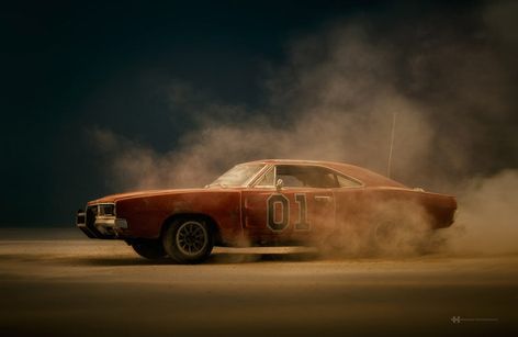 Mexican photographer Felix Hernandez uses the toy versions of famous cars from movies and TV to shoot incredible scenes. “It’s a tribute to my childhood, to all those cars from TV series and movies that made me happy in my youth. The general concept behind this series is showing the cars as the main characters, so you won’t see drivers.” — Felix Hernandez More photography inspiration via Fstoppers Plastic Photography, Unique Photography Ideas, Photoshoot Car, Tata Cars, Felix Hernandez, Plane Photography, Light Painting Photography, Cars Photography, Dodge Daytona