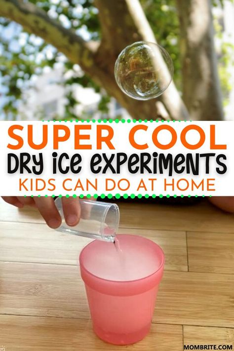 Fun Things To Do With Dry Ice, Dry Ice Experiments Kids, Weather Science Experiments For Kids, Ice Experiments For Kids, Ice Science Experiments, Weather Science Experiments, Dry Ice Halloween, Stem Ideas For Kids, Ice Experiments