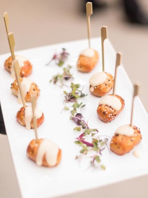 30 Party Foods You Can Serve on a Stick | HGTV Art Show Appetizers, Easy Appetizers On A Stick, Bar Snacks Ideas Appetizers, Appetizers With Toothpicks, Fruit Skewers Ideas Parties Food, Party Food Platters Snacks, Party Food On Sticks, Food On A Stick Ideas, Fruit Skewers Ideas