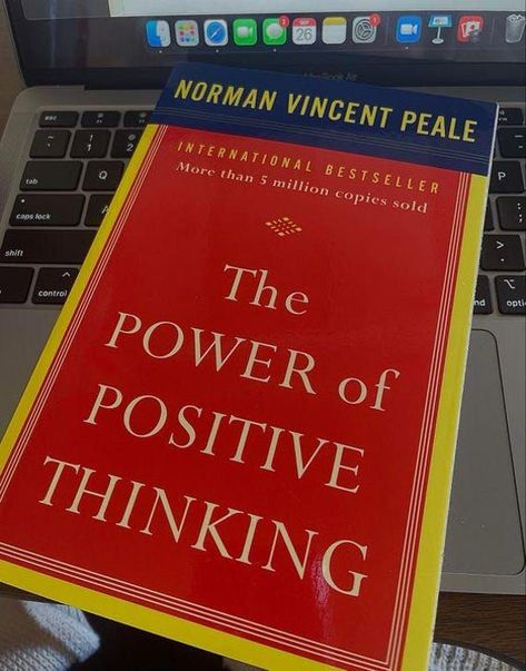 Cover of 'The Power of Positive Thinking' by Norman Vincent Peale, a classic self-help book offering practical techniques to achieve a happier, more fulfilling life through positive thinking. Positive Mindset Books, Books For Positive Mindset, The Power Of Positive Thinking Book, Books On Positive Thinking, Power Of Positive Thinking Book, Positivity Books, Mindset Books, Faith In Action, Power Book