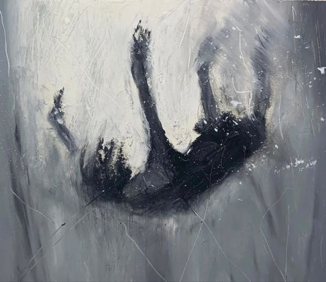 Black Artwork Aesthetic, Dark Meaning Paintings, Resentment Art, Tabaxi Pirate, Anguish Painting, Never Being Enough, Melancholy Painting, Light And Dark Art, Spotify Covers Aesthetic