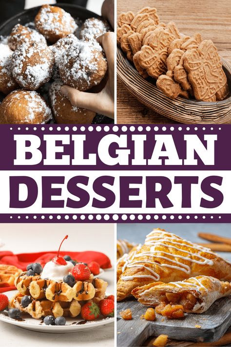 Belgian Waffle Dessert Ideas, Belgian Dessert Recipes, Belgium Cookies Recipes, Desserts From Around The World Recipes, Belgium Recipes Authentic, Belgium Food Recipes, Belgian Cookies Recipes, Belgian Food Recipes, Belgian Recipes Authentic