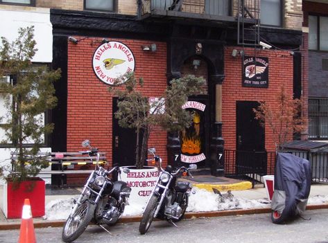 Hells Angels Clubhouse - New York Sonny Barger, Hells Angles, Motorcycle Gang, Biker Quotes, Biker Clubs, Biker Gang, Motorcycle Club, Foose, Security Cameras