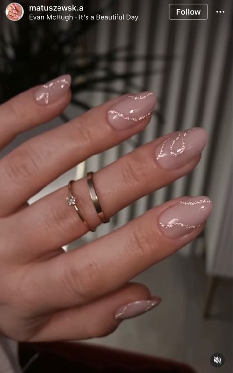 Bridesmaids Nails, Nagellack Trends, Nails Art Designs, Simple Gel Nails, Classy Acrylic Nails, Makijaż Smokey Eye, Oval Nails, Neutral Nails, Elegant Nails