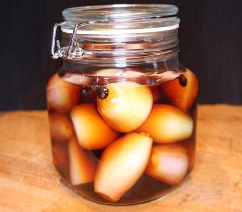 Pickled shallots in sherry vinegar recipe. Accompaniments from Cookipedia. Sherry vinegar is just my favourite vinegar and with pickled shallots it imparts a sweeter note If you prefer a sweeter pickled onion, then add one or two teaspoons of brown sugar to each jar The onions need to soak for two days before pickling so plan a little ahead. Pickled Shallots, Pickled Onion, Sherry Vinegar, Clean Plates, Pickle Jars, Pickled Onions, White Wine Vinegar, Coriander Seeds, Small Jars