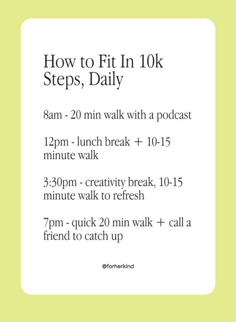 Daily Walking Plan, Walk 10k Steps A Day, How To Get Your Steps In, Walking For Fat Loss Plan, 10 Thousand Steps A Day, 10k Steps A Day Benefits, How To Walk 10000 Steps A Day, Walk 10k Steps, Weight Goals Motivation