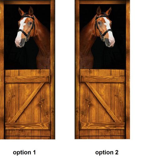 Stairs Vinyl, Horse Door, Horse Mural, Horse Wall Stickers, Horse Doors, Vinyl Door, Horse Room, Vinyl Poster, Vinyl Doors