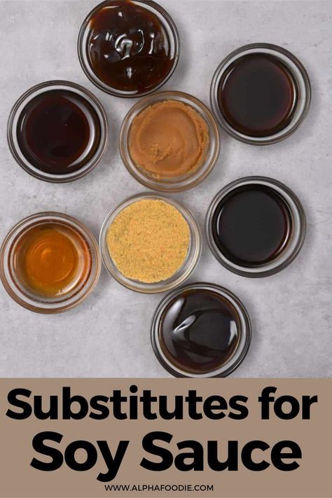 Ready to cook and no soy sauce to hand? You can still give your dishes a delicious umami flavor with these store-cupboard substitutes for soy sauce. Soy Sauce Replacement, How To Make Soy Sauce, Soy Sauce Substitute, Soy Sauce Alternative, Store Cupboard, Perfect Eggs, Ingredient Substitutions, Wooden Boards, Vegan Lunch