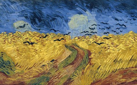 In July 1980, Vincent Van Gogh painted one of his best-known artworks, Wheatfield with Crows. The painting is on display in the Van Gogh Museum, Amsterdam, and has long been thought of as van Gogh's last painting. Wheatfield With Crows, Van Gogh Wallpaper, Vincent Van Gogh Paintings, Francisco Goya, Arte Van Gogh, Van Gogh Museum, Van Gogh Paintings, Van Gogh Art, Paul Gauguin