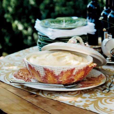 Whipped Yukon Gold Potatoes Gold Potatoes Recipe, Thomas Keller Recipes, Gold Potato Recipes, French Sauces, The French Laundry, Thomas Keller, Gold Potatoes, Wine Magazine, Slow Cooked Lamb