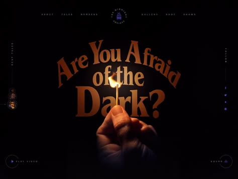 Are You Afraid Of The Dark Aesthetic, Horror Website Design, Halloween Website Design, Are You Afraid Of The Dark, 90s Horror Aesthetic, Movies 90s, Scary Design, Movie Intro, Horror Design