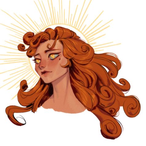 Sun As A Person Drawing, The Sun Personified, The Sun As A Person Art, Sun Deity Art, Sun Witch Art, Sun Mythology, Sun Goddess Aesthetic, Sun Character Design, Sun God Art