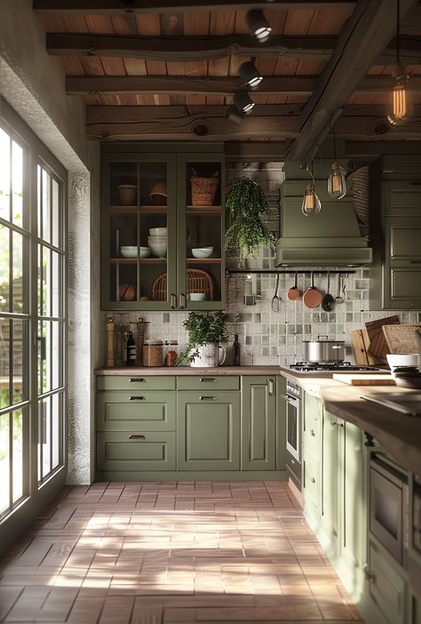 How To Create a Cozy Yet Modern Farmhouse Kitchen Farmhouse Style Kitchen Cabinets, Casa Country, Farmhouse Kitchen Ideas, Modern Farmhouse Kitchen, Kitchen Cabinet Styles, Farmhouse Kitchens, Rustic Farmhouse Kitchen, Farmhouse Kitchen Design, Cottage Kitchens