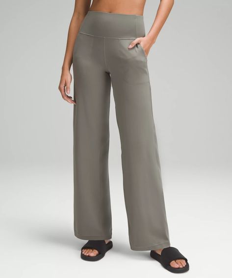 Discover great products at the best prices at Dealmoon. Lululemon Align™ High-Rise Wide-Leg Pant 31" | Women's Pants |. Price:$128.00 at lululemon Wide Leg Leggings, Lululemon Align Leggings, Feeling Nothing, Wide Leg Cropped Pants, Lulu Lemon, Low Impact Workout, Lululemon Align, High Rise Pants, Lululemon Women