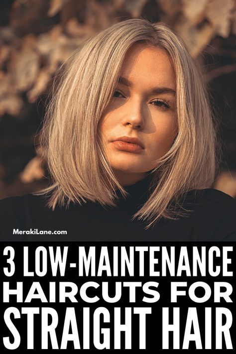 Hair Trends 2023 Haircuts Women Medium Straight, Medium Length Haircut Women Straight, Mom Haircut Fine Hair, Haircuts For No Styling, Easy Maintenance Haircut Medium, No Work Haircuts For Women, Zero Maintenance Haircut, Mid Length Hair Low Maintenance, Haircut For 30s Woman