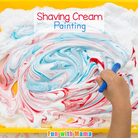 Shaving cream painting for preschool kids and toddlers is great summer fun. This valentine's day activity looks great with hearts, easter eggs, and more. It is also a fun bath time activity. You can also see you how to make clean up easy too! Healthy Lunch For School, Art Toddlers, Art For Preschoolers, Shaving Cream Art, Shaving Cream Painting, Sensory Activities For Preschoolers, Cream Art, Painting Activities, Preschool Art Activities