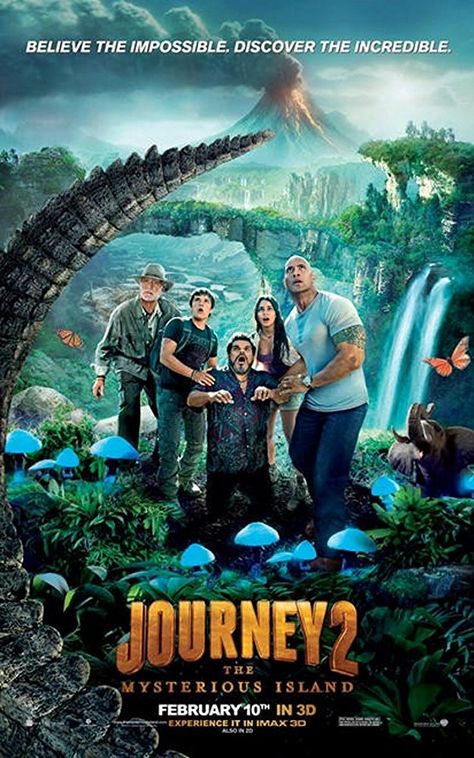 Journey 2: The Mysterious Island (2012) Journey 2 The Mysterious Island, Dwayne Johnson Movies, Island Movies, Tam Film, Sean Anderson, Movies Wallpaper, The Mysterious Island, Mysterious Island, Film Netflix