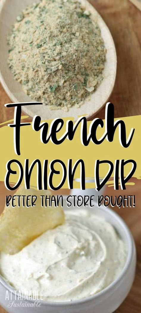 Dry Dip Mix Recipes Diy, French Onion Dip Mix Recipes, Lays French Onion Dip Recipes, Dry Dip Recipes For Gifts, Homemade Condiments Gifts, Homemade French Onion Dip 12 Tomatoes, Helluva Good Dip Recipe French Onion, Things To Do With Food Processor, Easy Diy Appetizers