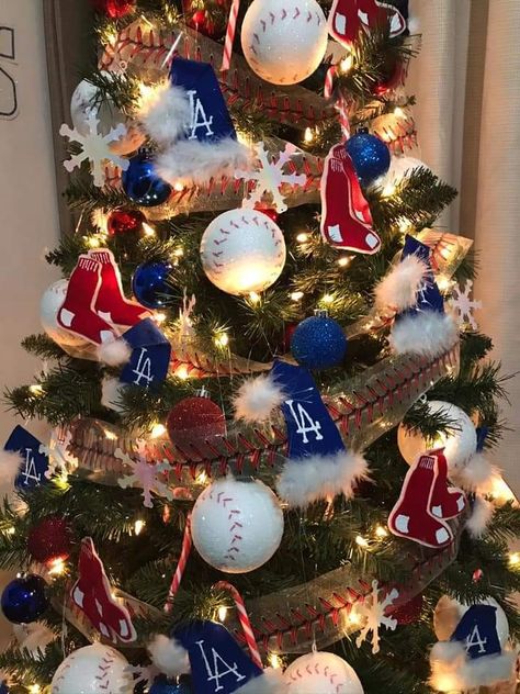 Dodgers Christmas Tree, Dodgers Christmas, Christmas Baseball, Tree Themes, 2024 Christmas, Tree Ideas, Christmas Tree Ideas, Christmas Tree Themes, Sports Theme