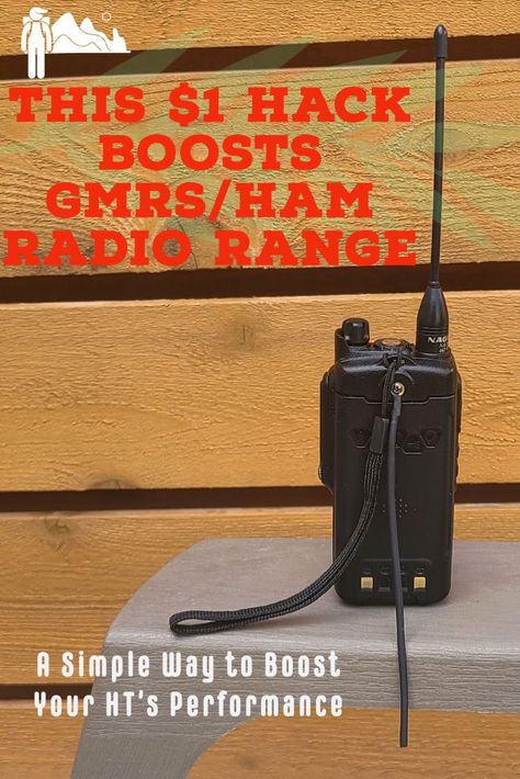 How to increase dual band HT or GMRS handheld range. Gmrs Radio Antenna, Handheld Ham Radio, Gmrs Radio, Mobile Ham Radio, Ham Radio Kits, Portable Ham Radio, Communication Channels, Hf Radio, Radio Code