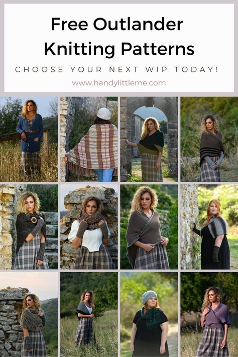 Highlander Knitting Patterns, Outlander Cowl Knitting Pattern, Outlander Knitting Patterns Free Shawl, Free Outlander Knitting Patterns, Outlander Sewing Patterns, Scottish Knitting Patterns, Outlander Shawl Knitting Pattern, Scottish Crochet Patterns Free, Outlander Shawl Crochet Pattern