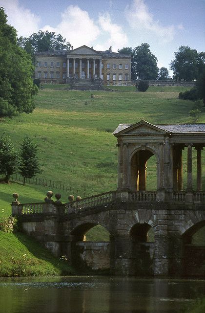 Prior Park is a Palladian house, designed by John Wood, the Elder in the 1730s and 1740s for Ralph Allen, on a hill overlooking Bath, Somerset, England.  (Wikipedia) Prior Park, Bath England, Old Stone, English Countryside, England Travel, Pretty Places, Belfast, Places Around The World, Oahu