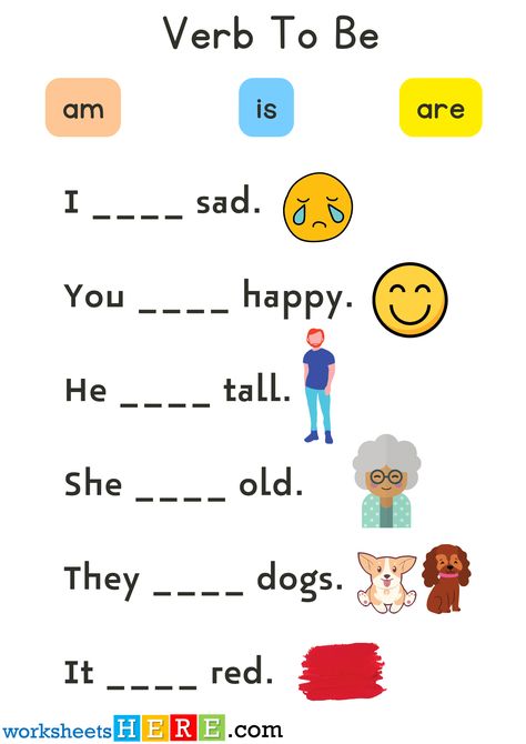 First Class Worksheet In English, V To Be Worksheet, Am Is Are Worksheets For Kids, To Be Verbs Worksheet, Communication Worksheets For Kids, Verb To Be Worksheets For Kids, To Be Worksheet For Kids, Am Is Are Grammar, Worksheet For Grade 2 English