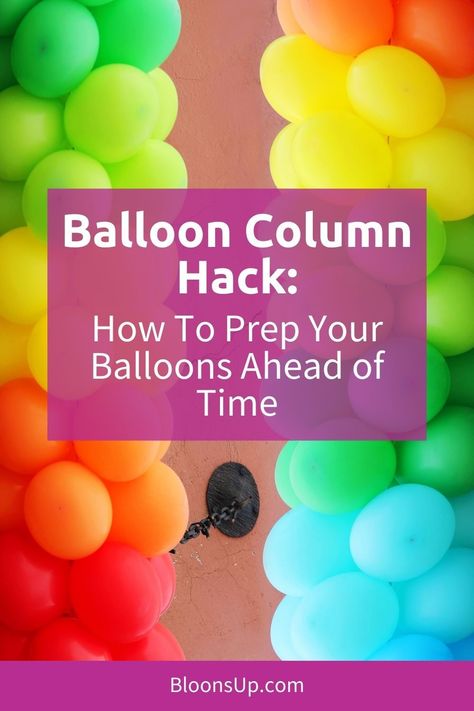 Ready to take your balloon decor to new heights? Master the art of prepping balloons beforehand for a flawless balloon column. Learn how to make your balloon design pop, and discover the secrets to making your columns last all party long. Get ready to elevate your parties with our expert tips. Tall Balloon Columns, Balloon Poles Diy, How To Make Balloon Columns, Ballon Columns Ideas, How To Make A Balloon Column, Balloon Pillars Diy, Balloon Tower Diy, Balloon Columns Ideas, Balloon Column Ideas