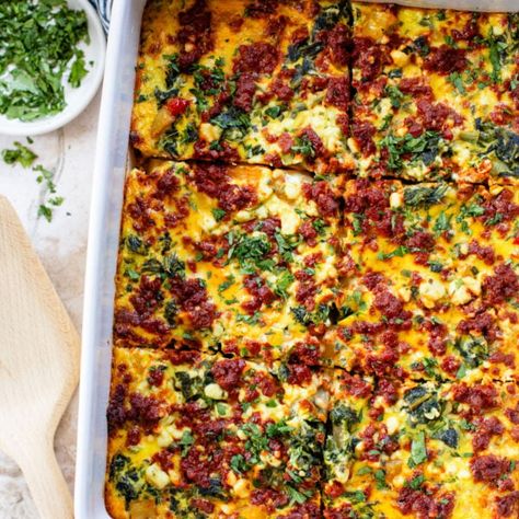 Vegan Potato & Egg Breakfast Casserole - This Savory Vegan Egg Potato Breakfast Casserole, Meal Prepped Breakfast, Potato Egg Breakfast, Vegetarian Egg Casserole, Prepped Breakfast, Potato Breakfast Casserole, Potato And Egg Breakfast, Egg Breakfast Casserole, Vegan Breakfast Casserole