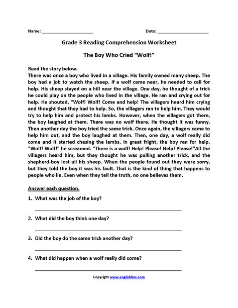 3 Reading Comprehension Worksheets Third Grade 3 ba c8f ab7bff1f0c936a6e Third Grade Reading Worksheets, 3rd Grade Reading Comprehension Worksheets, Worksheets For 3rd Grade, Third Grade Reading Comprehension, 2nd Grade Reading Worksheets, 1st Grade Reading Worksheets, Adverbs Worksheet, Picture Comprehension, Reading Comprehension Lessons