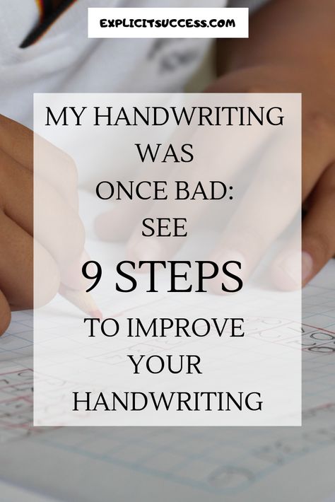 Whatever your reason is, having good handwriting is a plus to you. May I let you know that you have made a good choice. As a matter of fact, there are many nice reasons to make your writing legible and attractive. Below, I will share some of the things you can do if you really want to have legible handwriting. #handwriting #legible #steps #education #student #writing #cursive #improve #arts #crafts #design #books #paper #pen Legible Cursive Handwriting, How To Improve English Handwriting, How To Improve My Handwriting, How To Write Beautifully Handwriting, How To Have Better Handwriting, Good Handwriting Tips, How To Have Good Handwriting, Change Handwriting, How To Get Good Handwriting