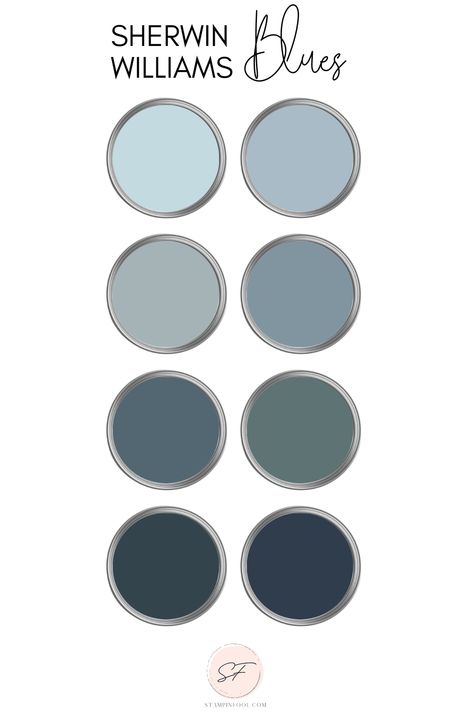 Painted Interior Doors Blue Gray, Sherwin Williams Wondrous Blue, Copen Blue Sherwin Williams Cabinets, Sherwin Williams Blue Paint Colors 2023, Powder Blue Paint Sherwin Williams, Hauge Blue Paint, Best Muted Blue Paint Colors, Sophisticated Blue Paint Colors, Best Sw Blue Paint Colors