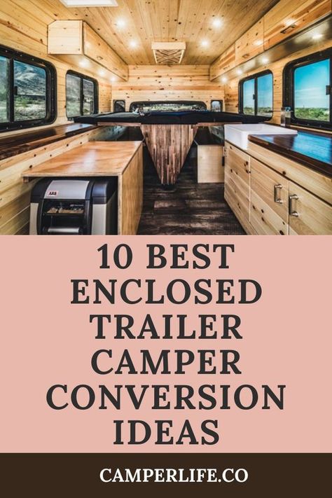 Boost your RV organisation with the top 10 best enclosed trailer camper conversion ideas! These ideas, based on my personal experience, will help you transform your space into an efficient and stylish haven. Interested in learning more? Check out my website for an in-depth look at these inspiring hacks! Gooseneck Enclosed Trailer Camper, 6x12 Cargo Trailer Camper Conversion Floor Plans, Utility Trailer Camper Conversion, Cattle Trailer Conversion, Converted Cargo Trailer To Camper, Horse Trailer Conversion Campers, 7x14 Cargo Trailer Conversion, Box Trailer Camper Conversion, Trailer Conversion To Camper