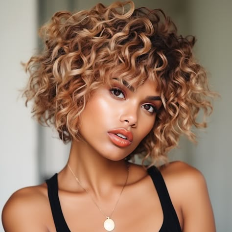 30 Short Curly Hairstyles 2024 Short Hair Big Curls, Curly Shags, 2024 Curly Hair Trends For Women, Curly Hair Trends 2024, Short Permed Hairstyles, Fall 2024 Hair Trends Curly, Modern Perm, Hair Cuts 2024 Trends Wavy, Curly Hair Hacks