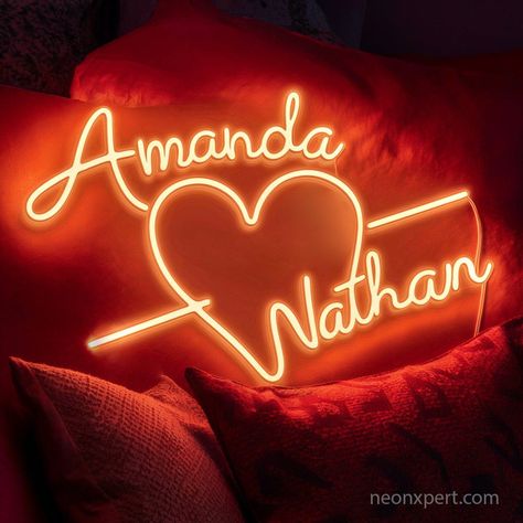 #NeonSignNames #NeonInspiration #NeonSigns #BrightIdeas Couples Neon Sign, Catchy Names, Couple Name, Neon Sign Shop, Restaurant Signs, Open Signs, Sign Stand, Pet Signs, Nana Gifts