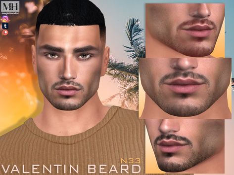 Sims 4 Beards Cc, Facial Hair Sims 4, Sims 4 Hair Male, Goatee Beard, Stubble Beard, Sims 4 Male Clothes, Sims 4 Cc Eyes, Beards And Mustaches, Sims 4 Skin