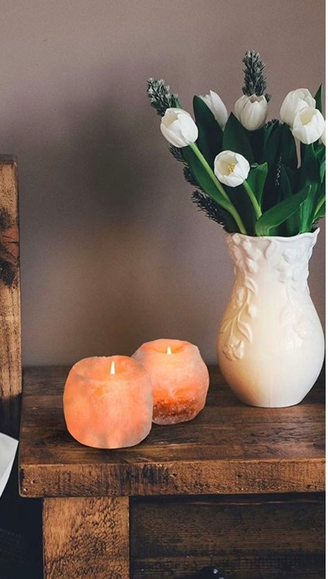 Himalayan Salt Room, Himalayan Salt Candle Holder, Himalayan Salt Candle, Salt Candle Holder, Spiritual Room, Salt Candle, Salt Room, Himalayan Salt Crystals, Business Board