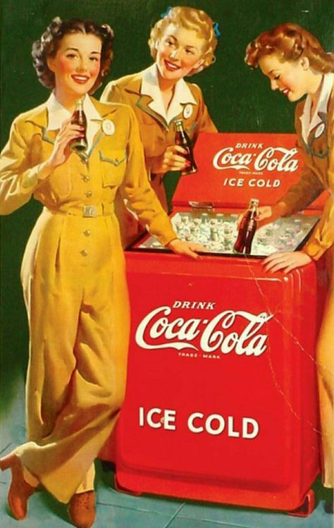 Iklan Vintage, Coca Cola Poster, Coke Ad, Cola Drinks, Coca Cola Ad, Always Coca Cola, Vintage Coke, Coke Cola, Pin Up Vintage