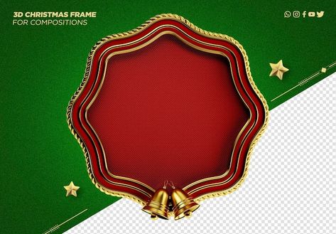 3d frame christmas decoration for compos... | Free Psd #Freepik #freepsd #feliz-natal #christmas-frame #christmas-event #christmas Creative Advertising Photography, 3d Frames, Frame Christmas, Social Media Advertising Design, Flyer Design Inspiration, Social Media Poster, Christmas Inspo, Christmas Frames, 3d Christmas