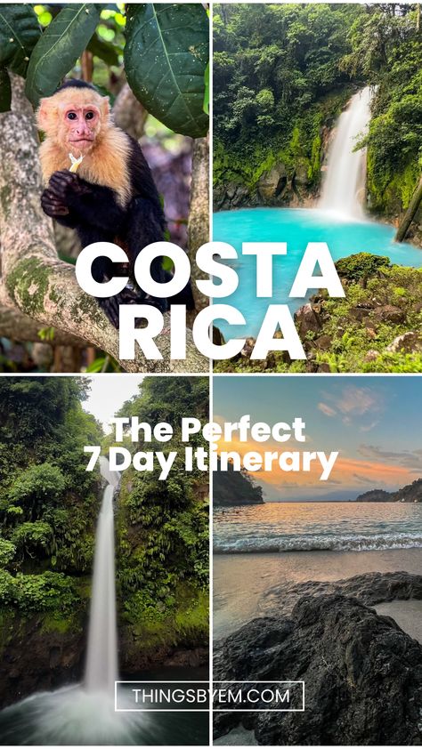 7 Days in Costa Rica Visiting Costa Rica, Costa Rica Itinerary, Costa Rica With Kids, Go Vacation, 7 Day Itinerary, Travel Costa Rica, Tamarindo Costa Rica, Vacation Bucket List, Spring Break Destinations