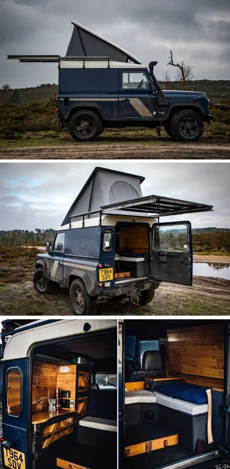 Sequoia Car Camping, Landrover Camper Interior, Land Rover Camper Interior, Land Rover Camper Conversion, Landrover Defender 90 Interior, Land Rover Defender 90 Camper, Defender 110 Camper Interior, Land Rover Defender 90 Interior, Defender Interior Ideas