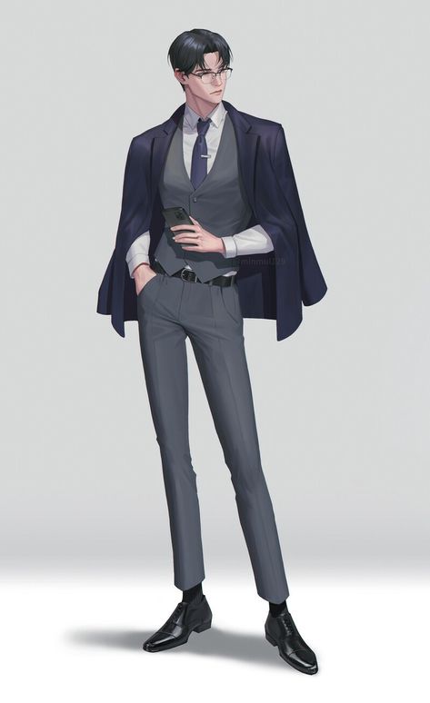 Men In A Suit Drawing, Butler Suit Reference, Men Suits Drawing, Men In Suit Reference Pose, Suits Men Reference, Man In Suit Character Design, Male In Suit Drawing, Guy In Suit Drawing Reference, Character Full Body Poses