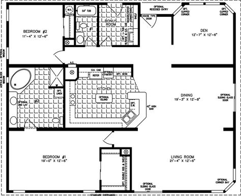 Double Wide Floor Plans, Manufactured Home Plans, Wide Floor Plans, Triple Wide Mobile Homes, Manufactured Homes Floor Plans, Mobile Home Kitchens, Double Wide Home, Mobile Home Floor Plans, Tin Shed