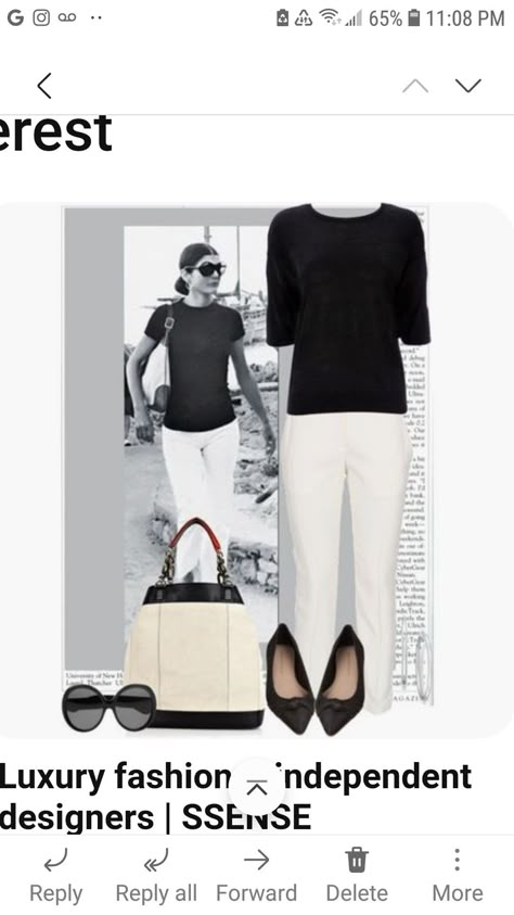 Jackie O Style, Dramatic Classic, Jackie O, Looks Black, 가을 패션, White Pants, Audrey Hepburn, Work Outfits, Chic Outfits