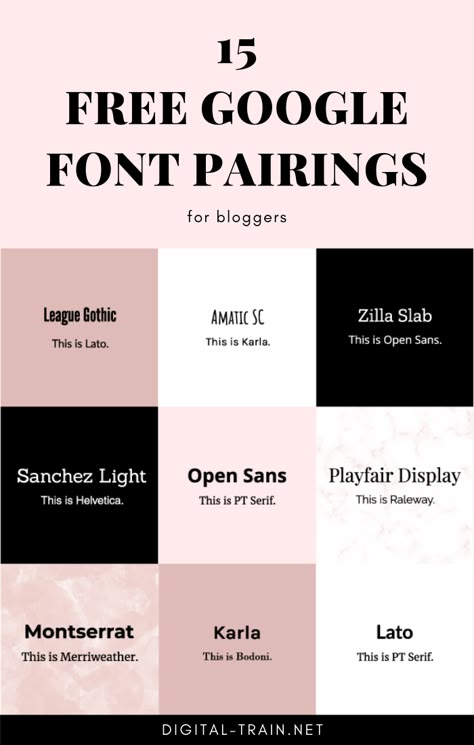 Fonts That Go Well Together Google Docs, Google Slides Fonts Aesthetic, Google Font Pairings, Font Love, Business Fonts, Groovy Font, Font Pairings, Font Combinations, Design Blogs