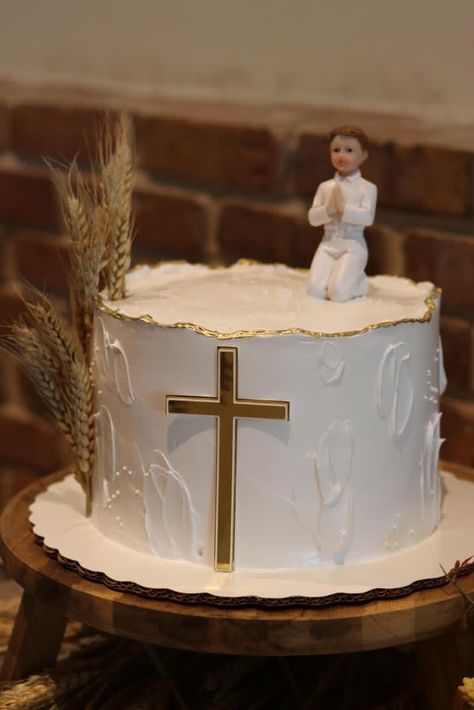 First Holy Communion Cake Boy, Boys First Communion Cakes, First Holy Communion Cake, Holy Communion Cakes, First Communion Cakes, Boys First Communion, Communion Cakes, Cakes For Boys, First Holy Communion